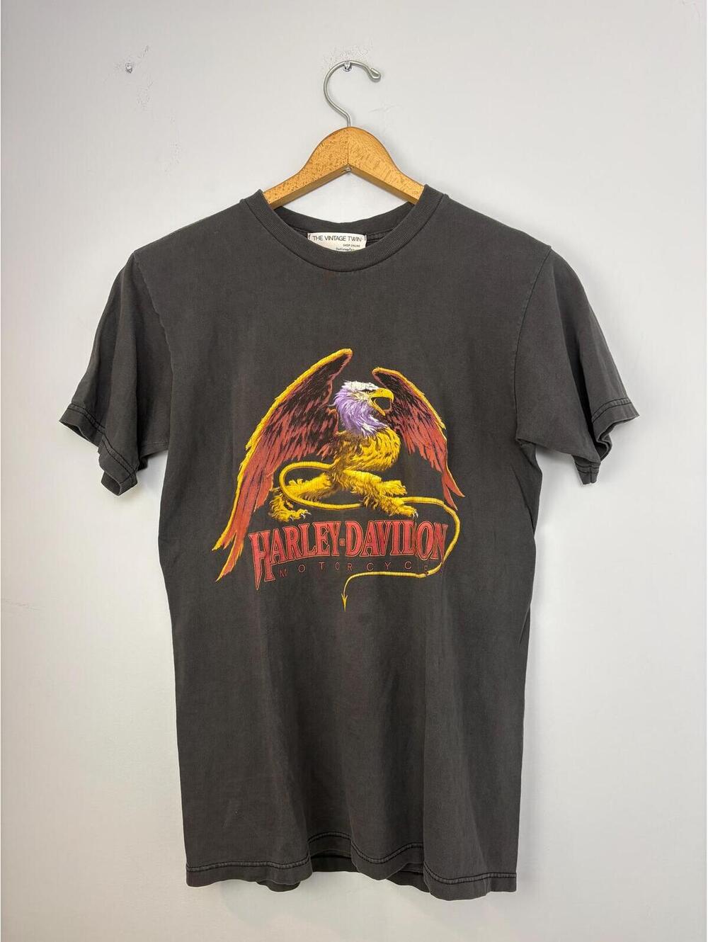 Vintage Harley Davidson 100% Cotton Griffin Las Vegas Graphic T-shirt Medium